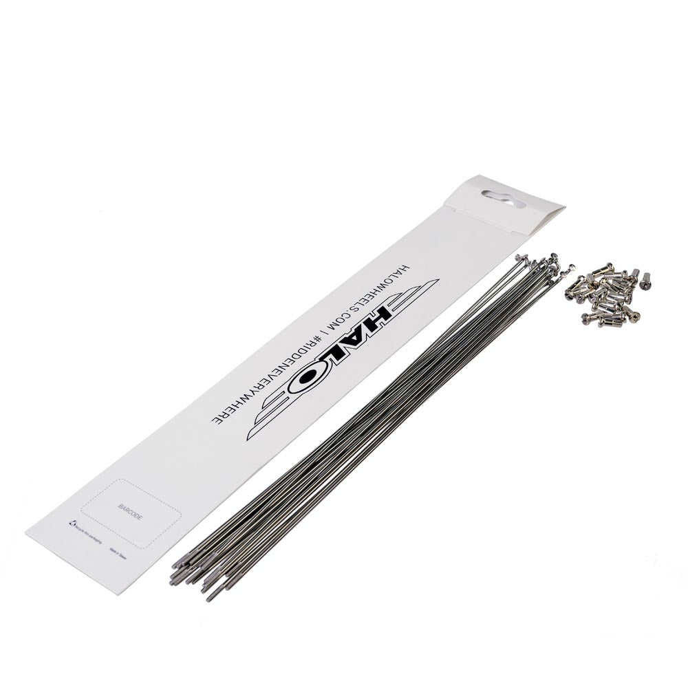 Halo Stainless Spokes 20 Pack Silver 286mm