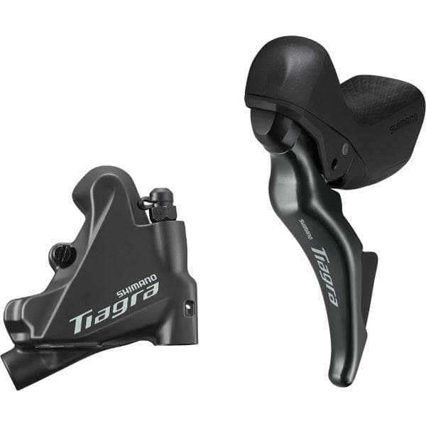 Shimano Tiagra ST-4725 Tiagra 10-speed short reach STI bled with BR-4770 calliper