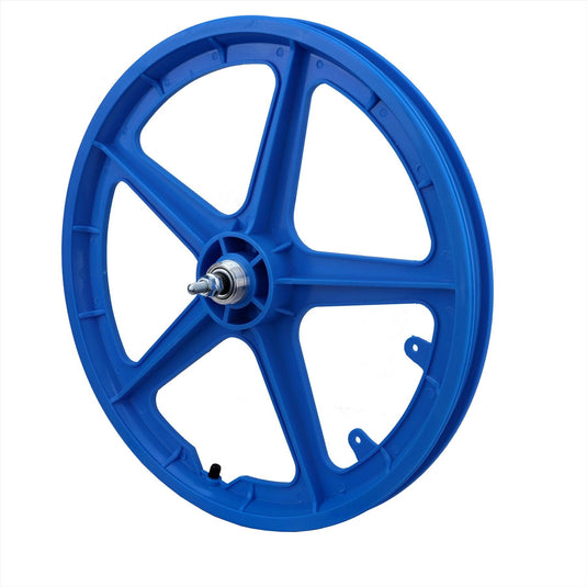 20" Rear STRAIGHT 5 "BLUE" BMX 5 Spoke Mag Nylon wheel STRAIGHT 5 20D - MRRP £24.99