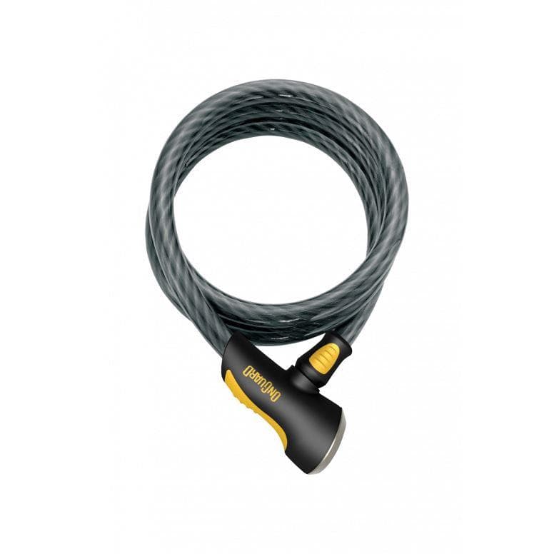 OnGuard Akita 20mm Cable Lock 100 - Black/Yellow - 100cm