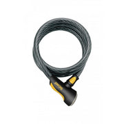 OnGuard Akita 20mm Cable Lock 100 - Black/Yellow - 100cm