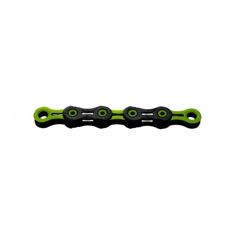 KMC DLC 11 Chain 118L - Black/Green - 118L
