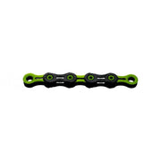 KMC DLC 11 Chain 118L - Black/Green - 118L