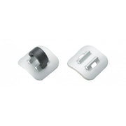 Jagwire Alloy Stick-On Cable Guide - Silver - 4 Pack