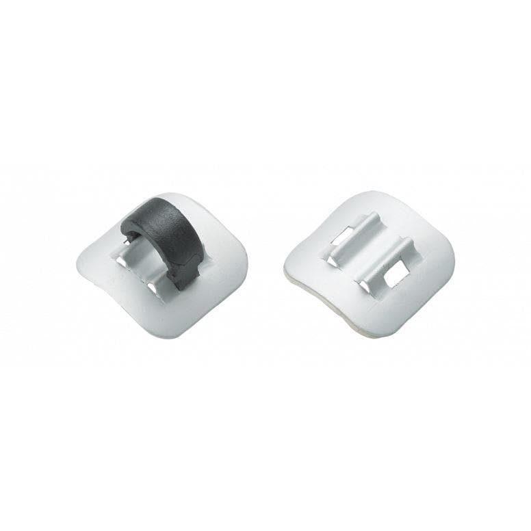 Jagwire Alloy Stick-On Cable Guide - Silver - 4 Pack