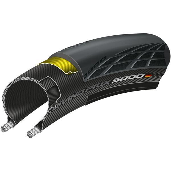 Continental Grand Prix 5000 Foldable Blackchili Compound: Black / Black