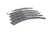 Vision Stickers Rim METRON 40 SL RB CH Gray (1bike)