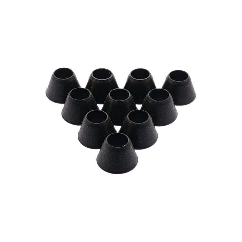 Orange Seal Round Grommets - 10pcs - Black