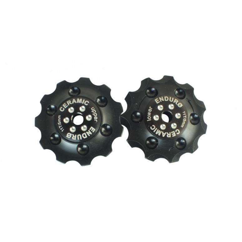 Enduro Bearings Zero Ceramic Jockey Wheels - Black