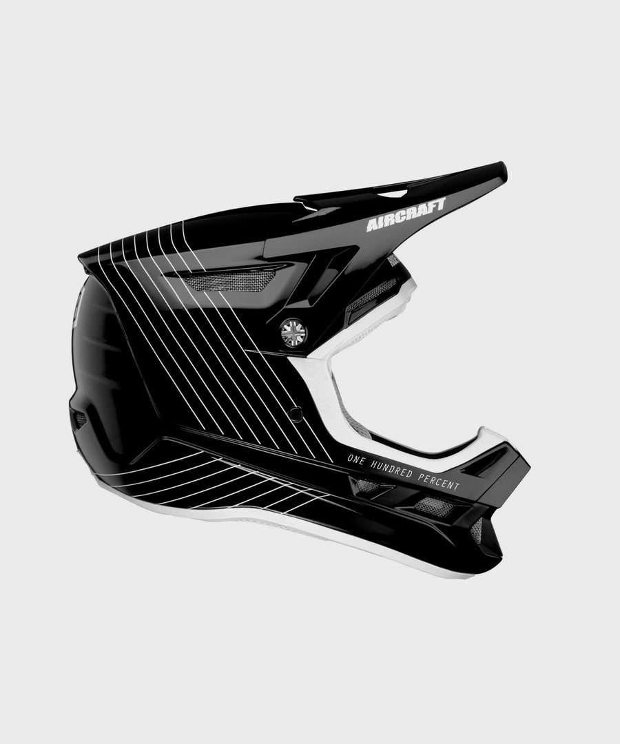 100% Aircraft Composite Helmet Silo M