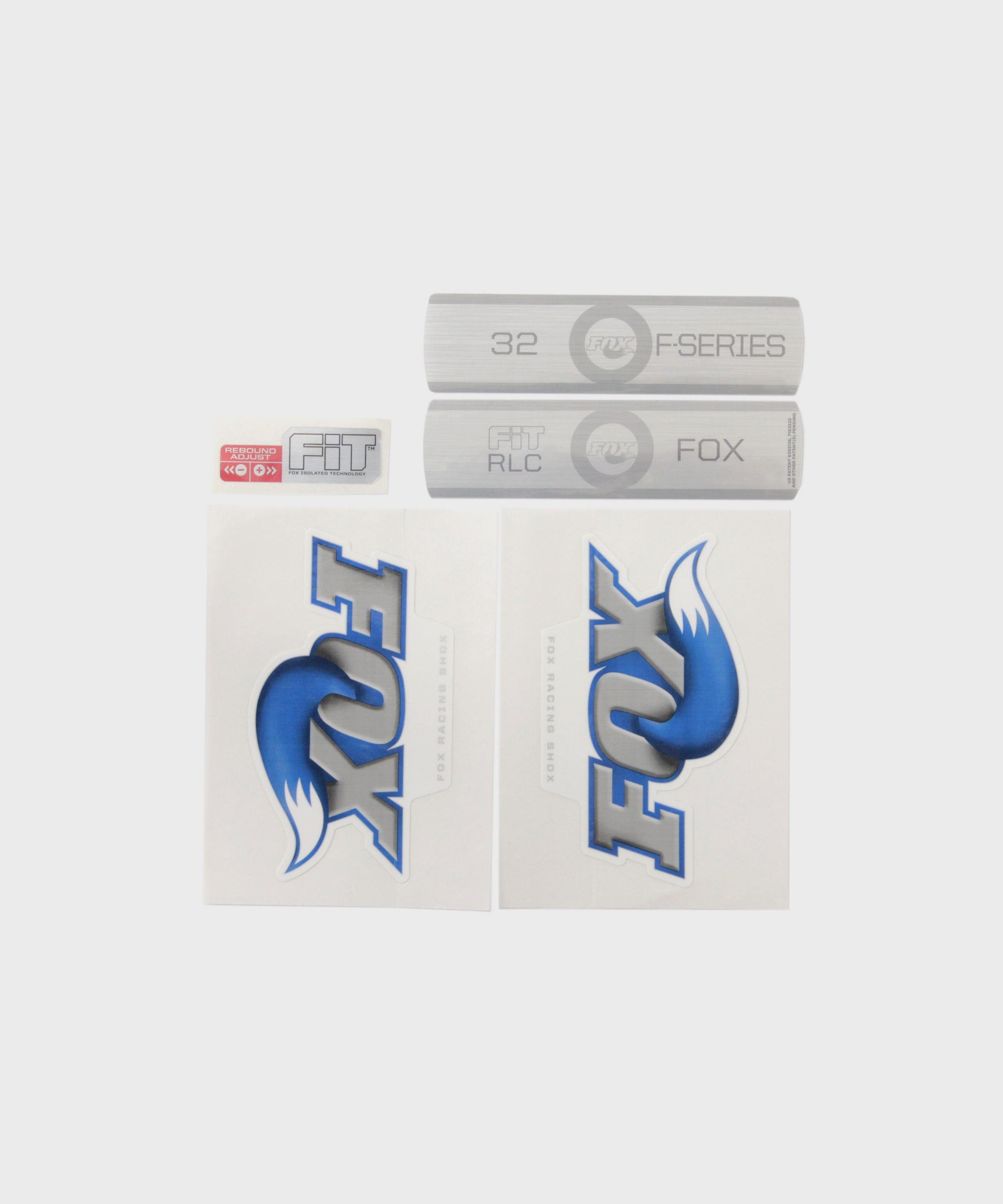 FOX Fork F-S RLC Decal Kit White 2010