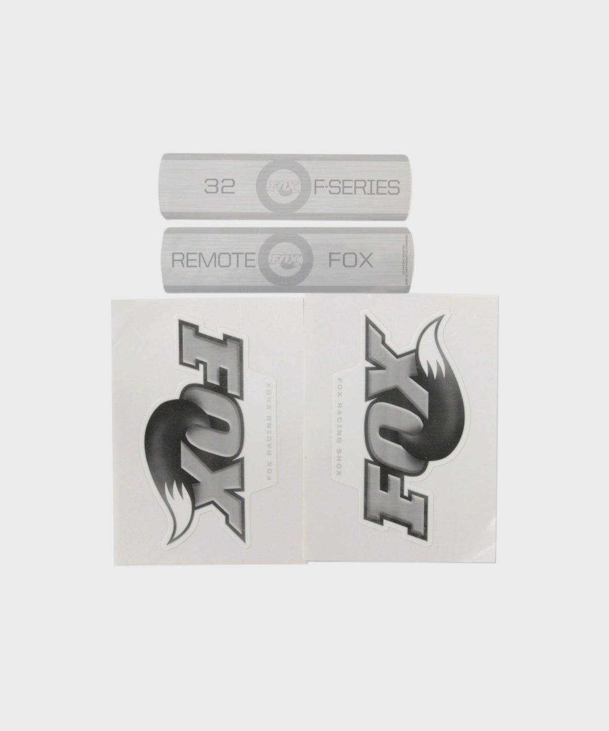 FOX Fork F-S Remote B/W Decal Kit 2010
