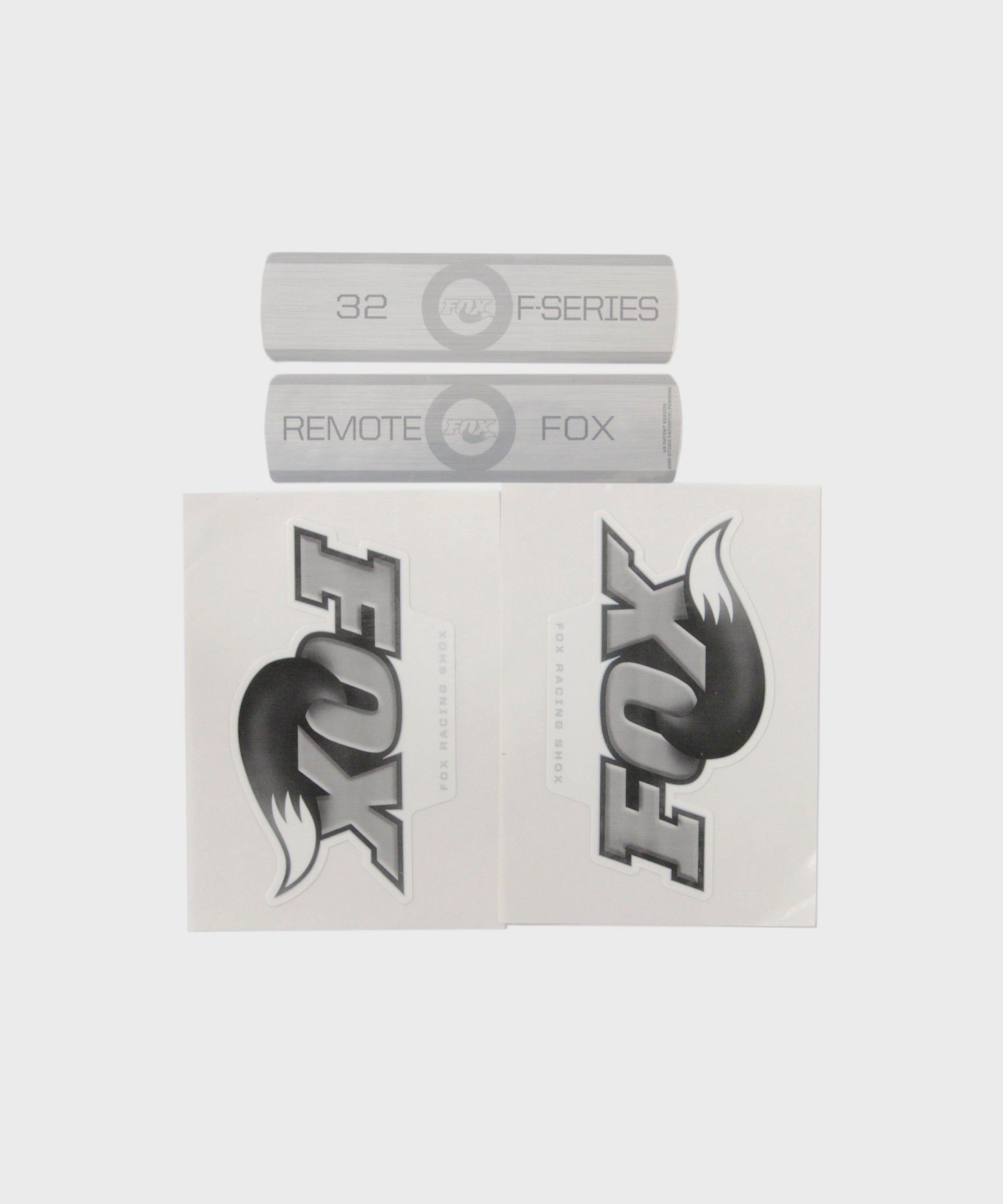 FOX Fork F-S Remote B/W Decal Kit 2010