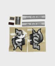 FOX Fork 36 VAN RC2 FIT B/W Decal Kit 2010