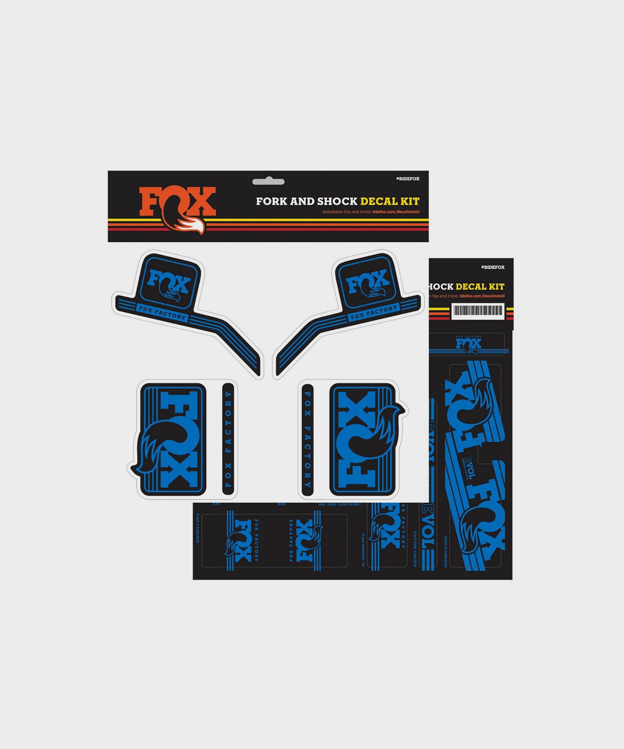 Fox Fork & Shock Decal Kit: AM Heritage 2016