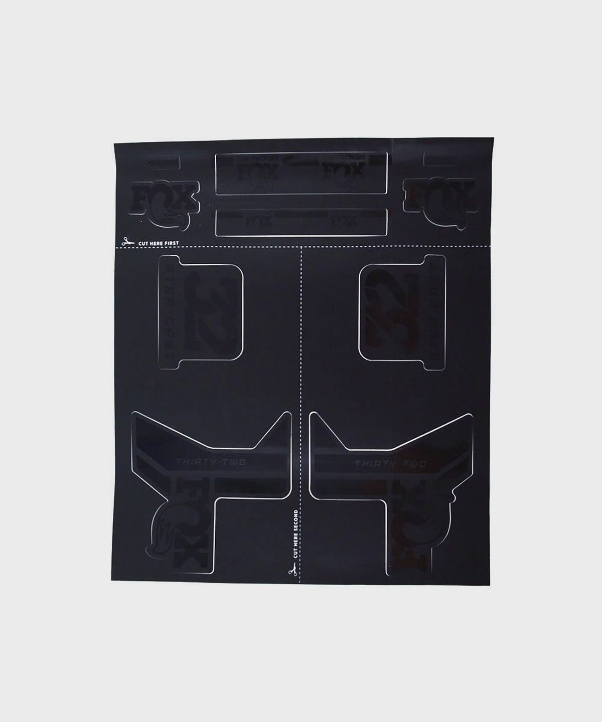 FOX Fork Step-Cast Decal Kit 2017 Stealth