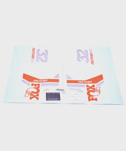 FOX Fork Decal Kit 32 StepCast Factory Series 2018 White