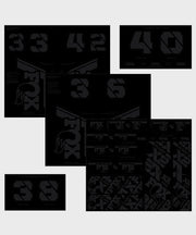 FOX Fork & Shock AM Custom Decal Kit 2021 Stealth Black