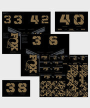 FOX Fork & Shock AM Custom Decal Kit 2021 Kashima