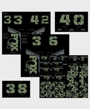 FOX Fork & Shock AM Custom Decal Kit 2021 Pistachio