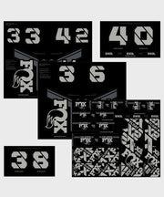 FOX Fork & Shock AM Custom Decal Kit 2021 Battleship Grey