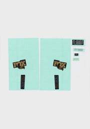 FOX Fork 32 TC F-S Decal Kit 2025 - Kashima / Grey Logo Shiny Black