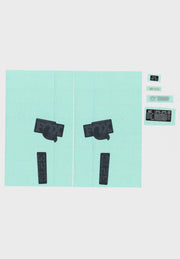 FOX Fork 32 TC P-SE Decal Kit 2025 - Grey Logo Matte Black Fork