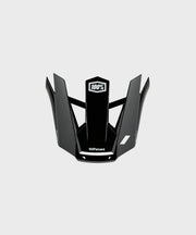 100% Aircraft 2 Replacement Visor Black / White S