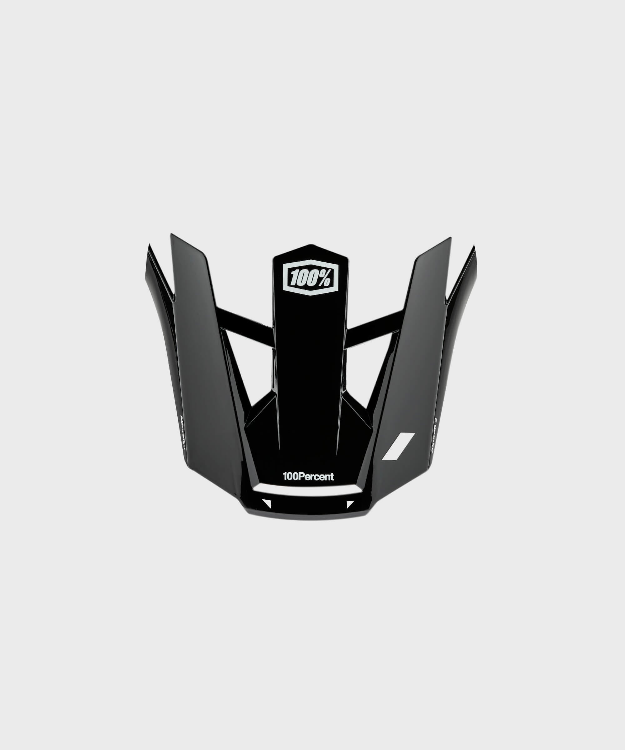 100% Aircraft 2 Replacement Visor Black / White S
