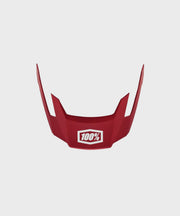 100% Altec V2 Replacement Visor Deep Red XS/S