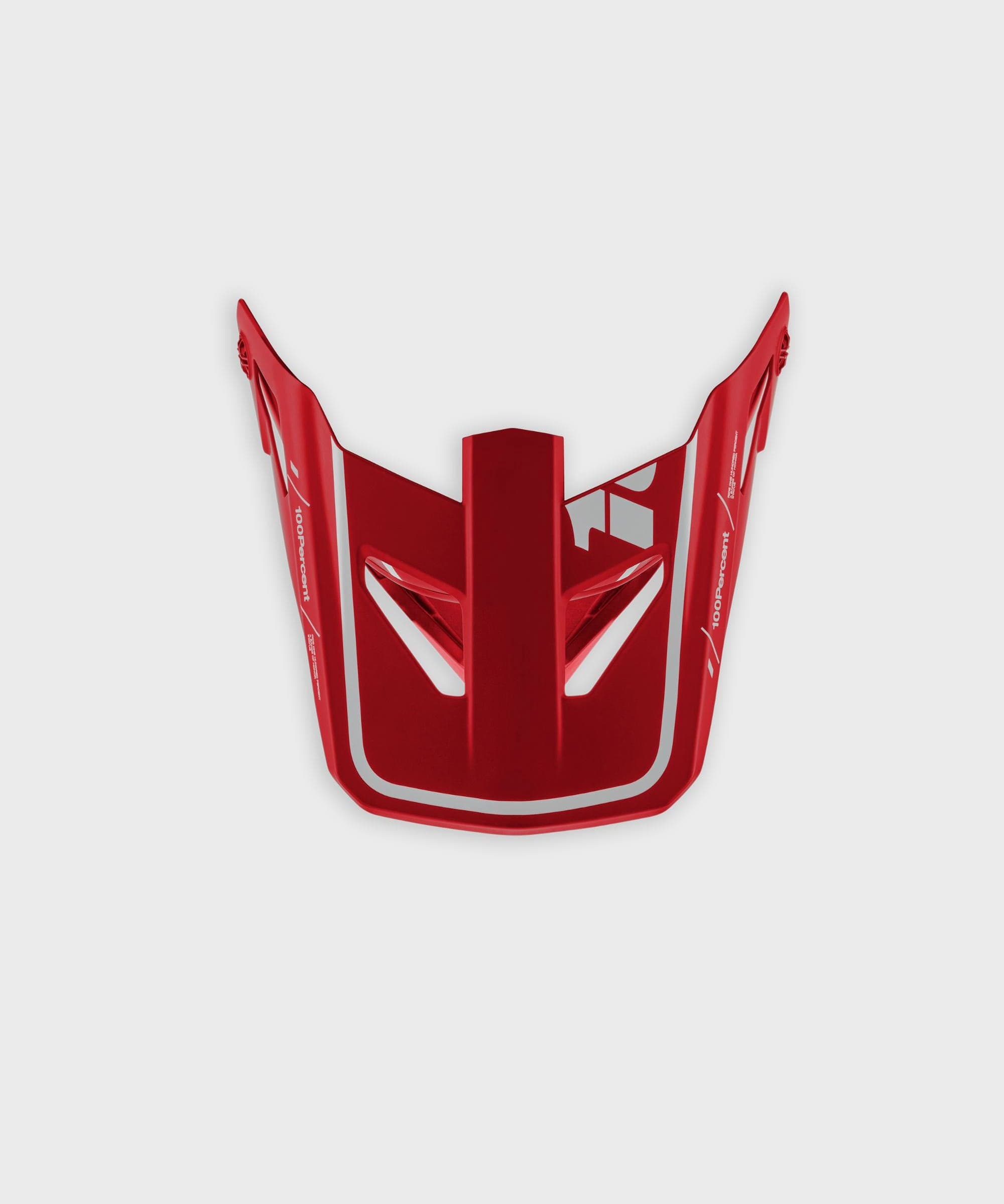 100% Status Replacement Visor Dreamflow Red