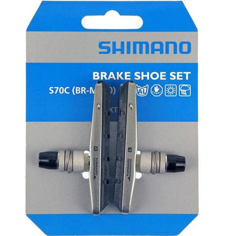 Shimano Spares M70R2 Br-M770 Cartridge Type post Brake Shoe; Medium Power Alloy Rims; Pair