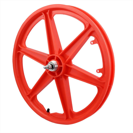 20" Rear STRAIGHT 5 "RED" BMX 5 Spoke Mag Nylon wheel in "RED" STRAIGHT 20D - MRRP £24.99