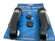 ABR Mojo Handlebar Bar Ends Alloy "Black" 110mm with end caps