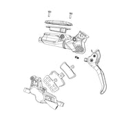 Avid Spare - Disc Brake Spare Lever Elixir Pushrod/Coupling Kit, Qty 1: