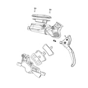 Avid Spare - Disc Brake Spare Mmx Clamp Black Lever (Ti Bolt T25) - Guide Ult/Rsc/Rs/Re/Rlevel Ult/Tlm/Tl Code Rsc/R Db5 Elixer9/7/Cr Mag/X0/ Xx, Qty 1: