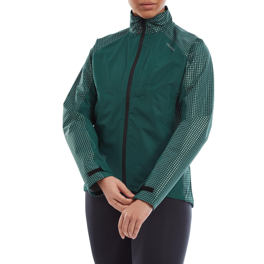 Altura Nightvision Storm Women's Waterproof Cycling Jacket 2022: Dark Green