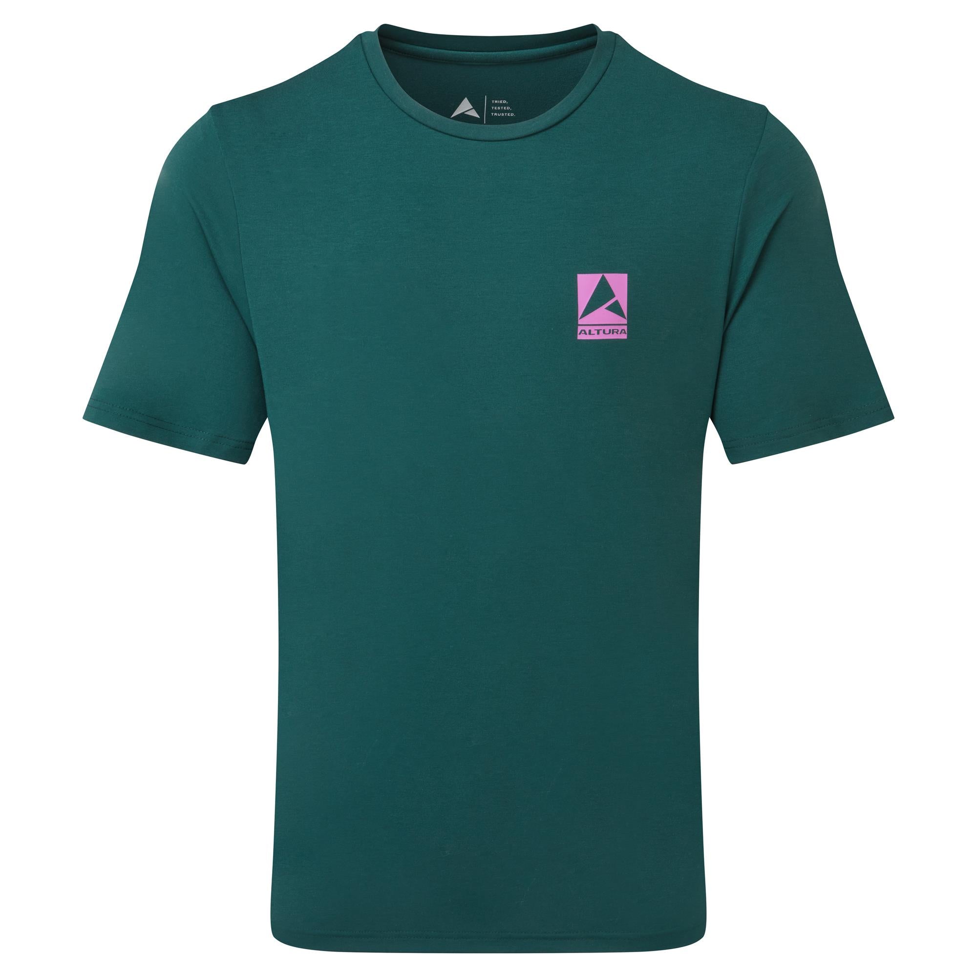 Altura Cyclepath Tech Tee: FOREST GREEN 2XL