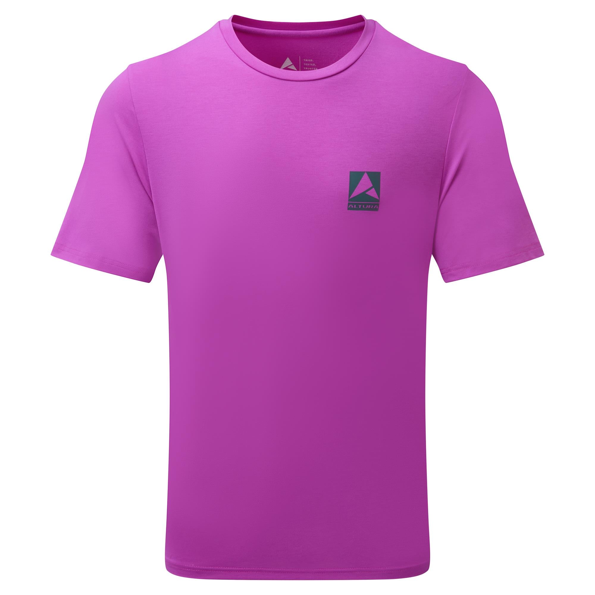 Altura Cyclepath Tech Tee: FUCHSIA PINK L