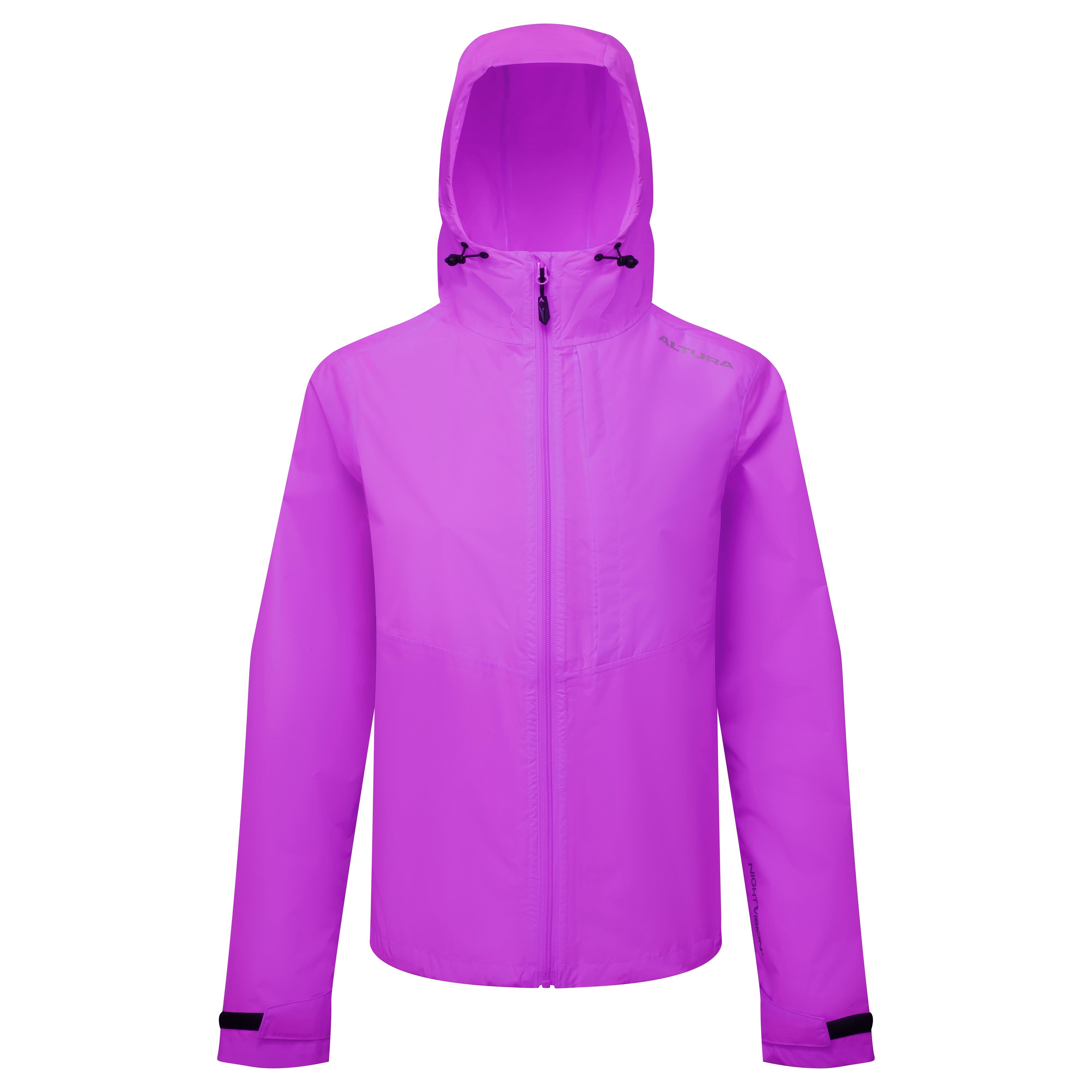 Altura Women's Nightvision Nevis Waterproof Jacket: FUCHSIA PINK 14