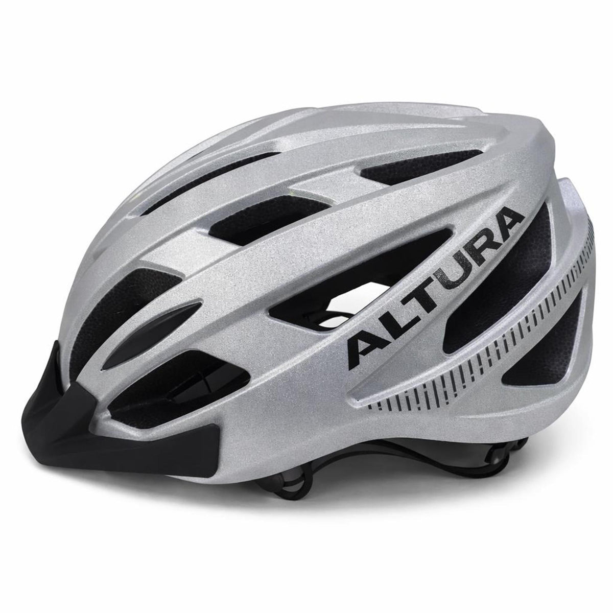 Altura Airstream Helmet 2026: GLOSS SILVER REFLECTIVE M 52-58CM