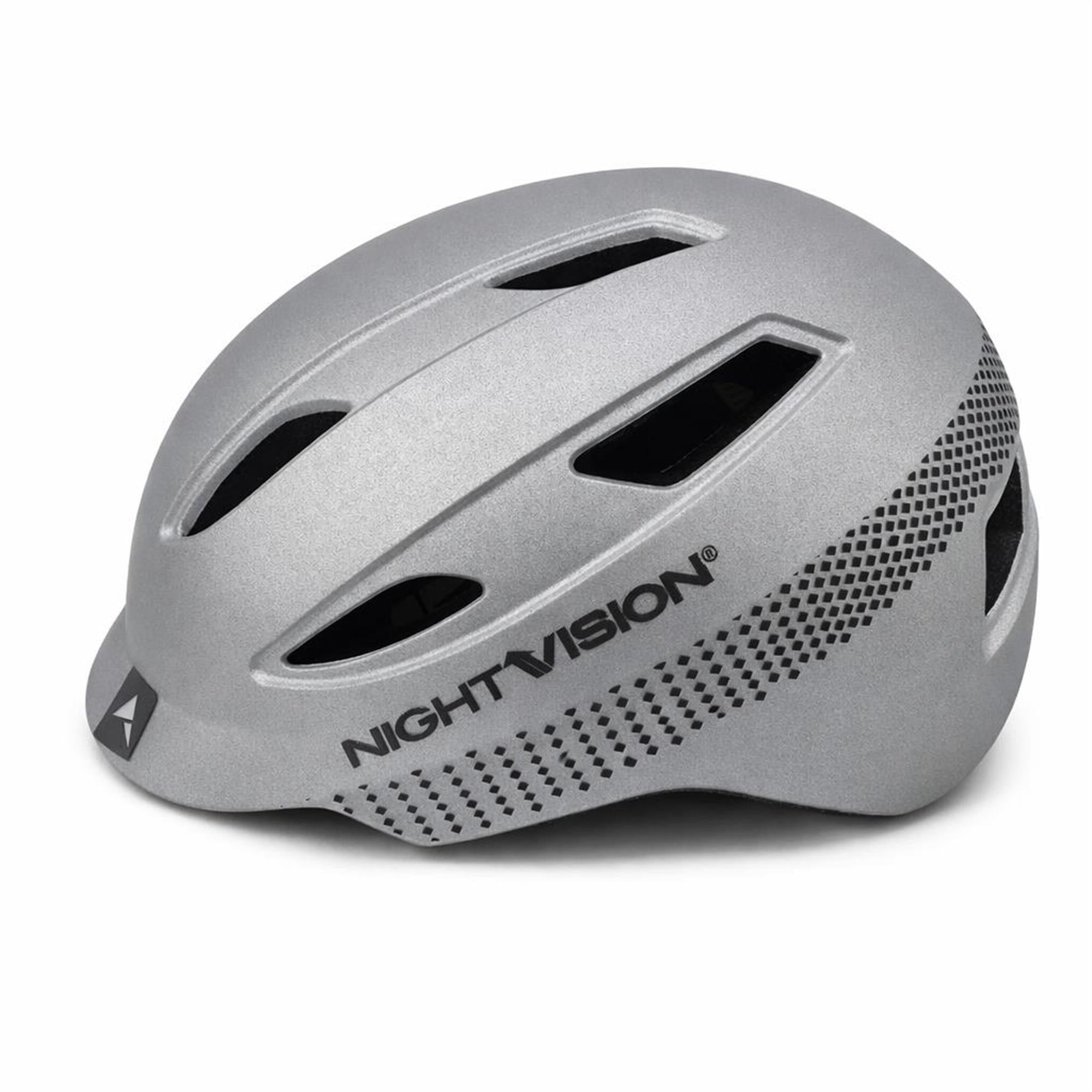 Altura Nightvision Helmet 2026: GLOSS SILVER REFLECTIVE L 58-61CM