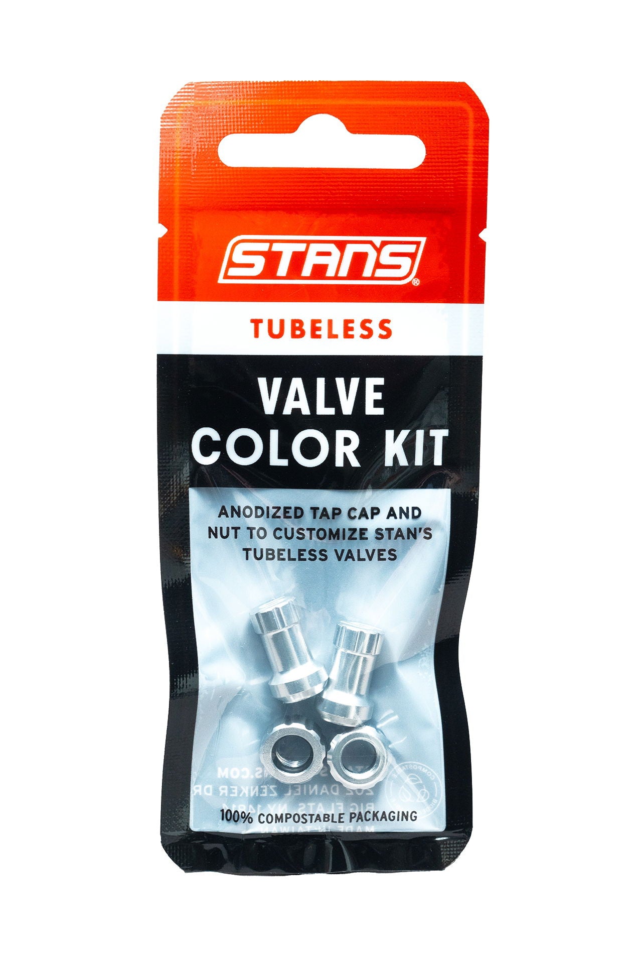 Stans - Tubeless Valve Colour Kit - Silver