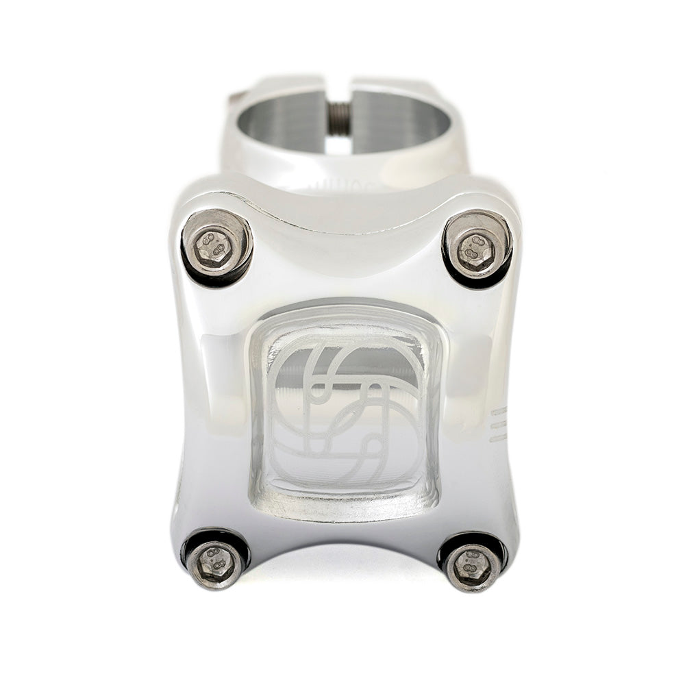 Gusset Components Staff Stem - Silver Silver 50mm