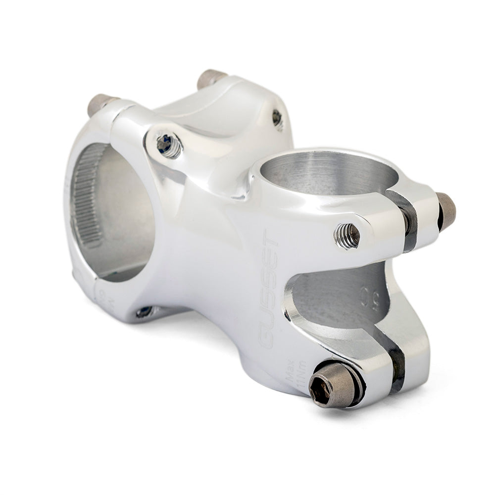Gusset Components Staff Stem - Silver Silver 50mm