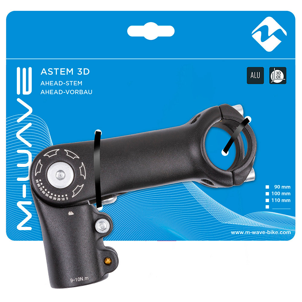 M-Wave Adjustable Ahead Stem C2.1 Black