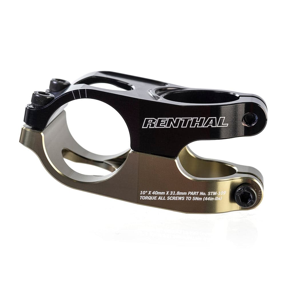 Renthal Duo stem Black/Gold 50mm