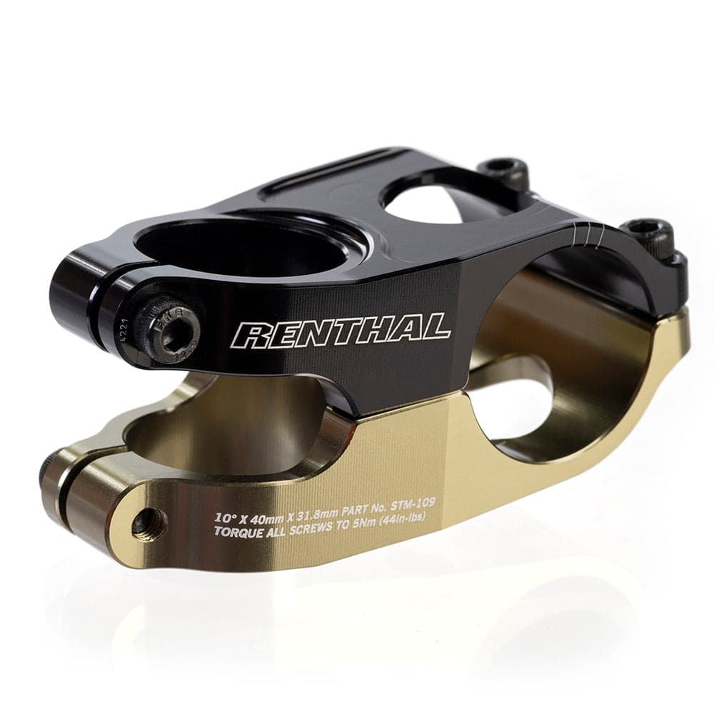 Renthal Duo stem Black/Gold 50mm
