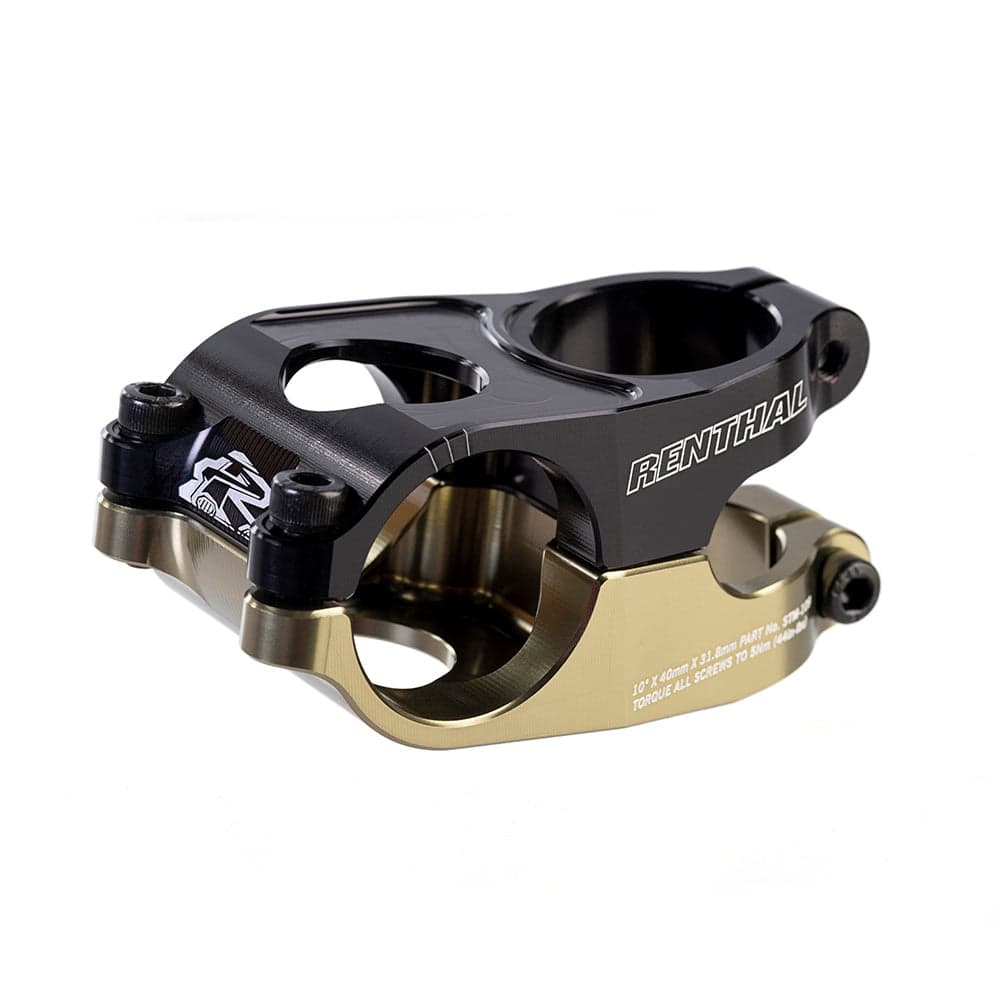 Renthal Duo stem Black/Gold 40mm