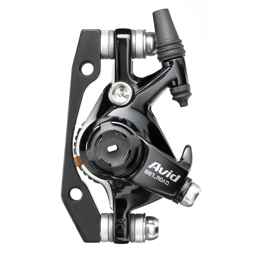 Avid Bb7 - Road - S - Black Ano - 160Mm Hs1 Rotor (Front Or Rear-Includes Is Brackets Stainless Cps & Rotor Bolts): Black 160Mm